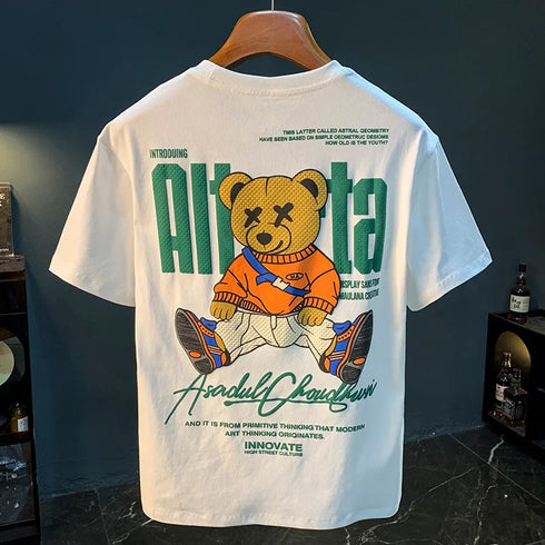 Bear Printed Graphic Tee